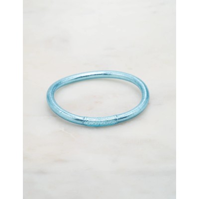 IKITA Paris Bracelet Jonc Bouddhiste Epais Bleu Ciel.