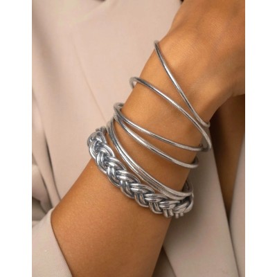IKITA Paris Bracelet Jonc Bouddhiste Fin Argenté.
