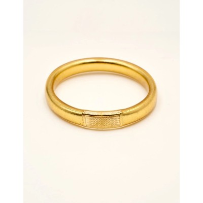 IKITA Paris Bracelet Jonc Bouddhiste Yantra Doré