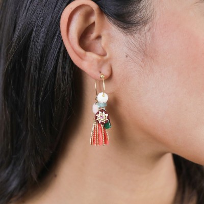 FRANCK HERVAL Boucles d’oreilles Créoles Avril