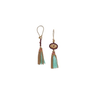 FRANCK HERVAL Boucles d’oreilles Crochet Avril.