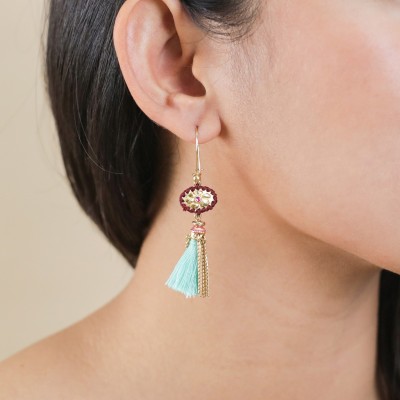 FRANCK HERVAL Boucles d’oreilles Crochet Avril.