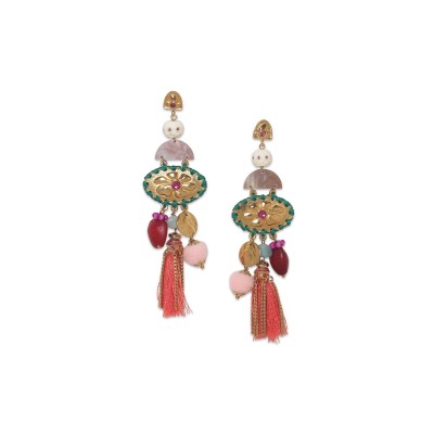FRANCK HERVAL Boucles d’oreilles Poussoir Avril.