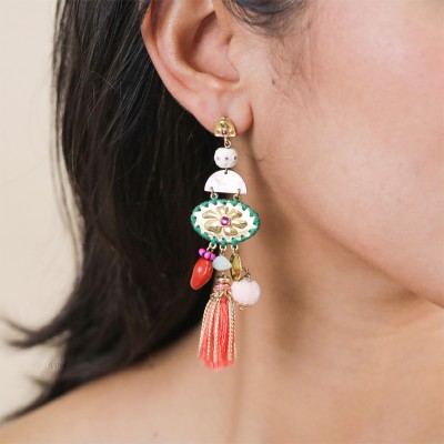 FRANCK HERVAL Boucles d’oreilles Poussoir Avril.