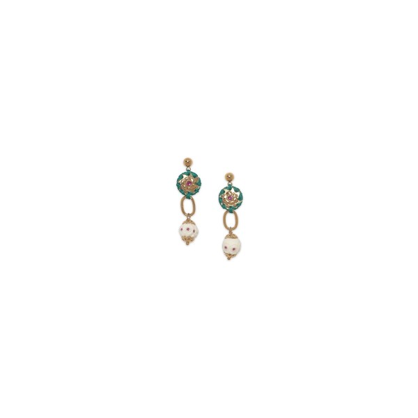 FRANCK HERVAL Boucles d’oreilles Poussoir Avril.