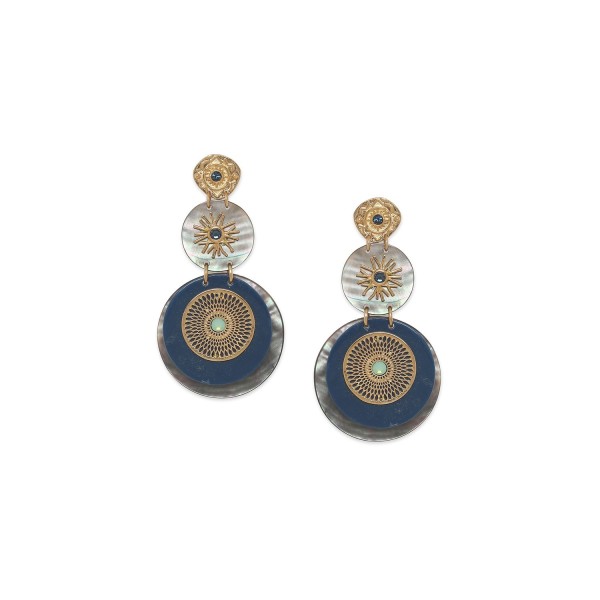 FRANCK HERVAL Boucles d’oreilles Poussoir Gisèle.