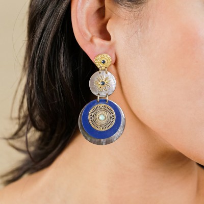 FRANCK HERVAL Boucles d’oreilles Poussoir Gisèle.
