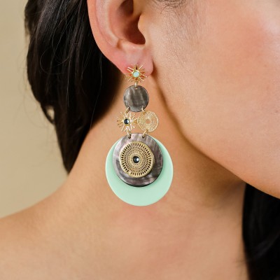 FRANCK HERVAL Boucles d’oreilles Poussoir Gisèle.