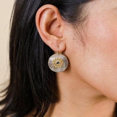 FRANCK HERVAL Boucles d’oreilles Dormeuses Gisèle.