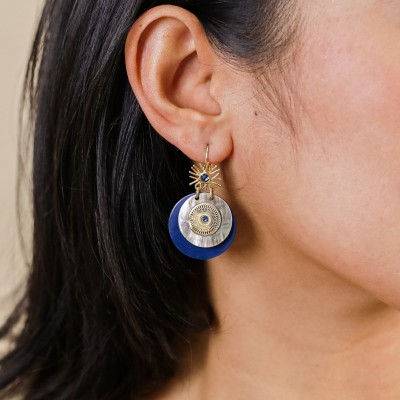 FRANCK HERVAL Boucles d’oreilles Dormeuses Gisèle.