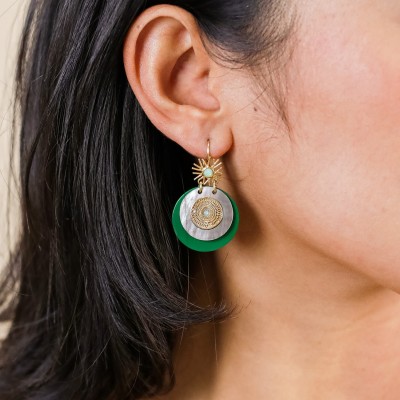 FRANCK HERVAL Boucles d’oreilles Dormeuses Gisèle.