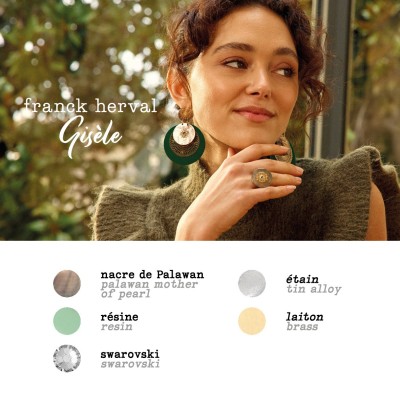 FRANCK HERVAL Bracelet Ajustable Gisèle.