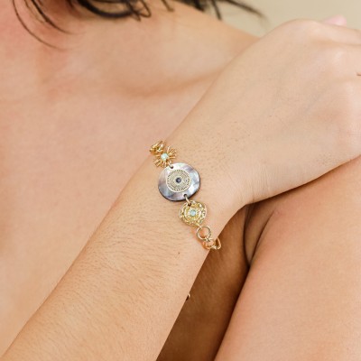 FRANCK HERVAL Bracelet Ajustable Gisèle.