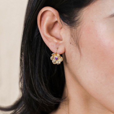 FRANCK HERVAL Boucles d’oreilles Dormeuses Séréna.