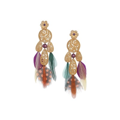 FRANCK HERVAL Boucles d’oreilles Poussoir Séréna.