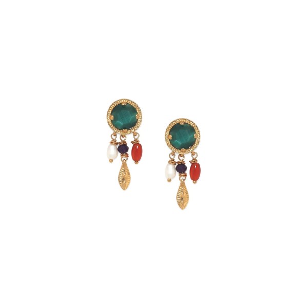 FRANCK HERVAL Boucles d’oreilles Poussoir Tanya.