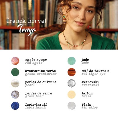 FRANCK HERVAL Boucles d’oreilles Dormeuses Tanya.