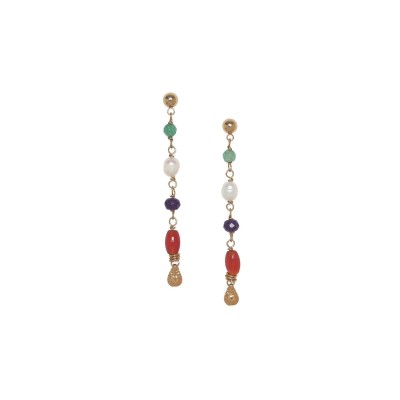 FRANCK HERVAL Boucles d’oreilles Poussoir Tanya.