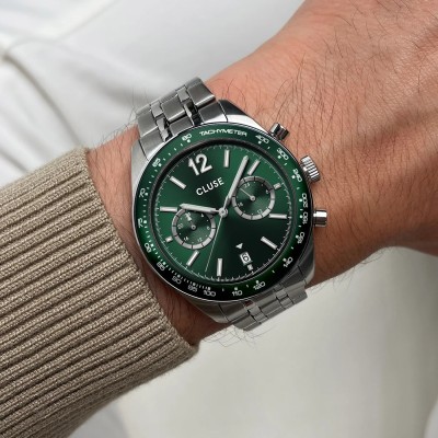 CLUSE Montre Homme Aravis Dual Timer.