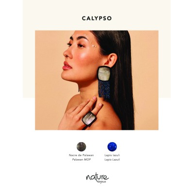 Boucles d’oreilles Calypso NATURE bijoux