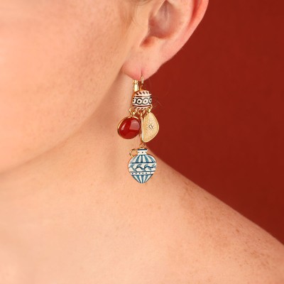 TARATATA bijoux Boucles d’oreilles Dormeuses Antique.