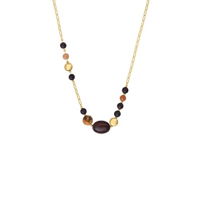 Collier N°3 en pierres semi précieuses
