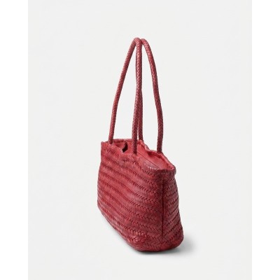 Sac BIBA Perkins en cuir rouge