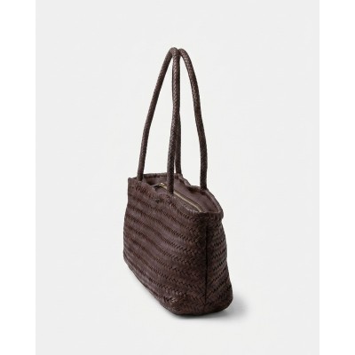 Sac BIBA Perkins en cuir marron
