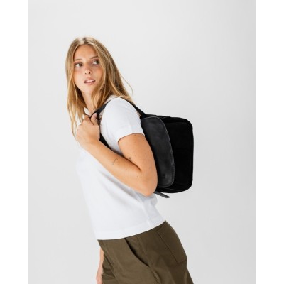 Sac BIBA Blunt bandoulière en cuir noir