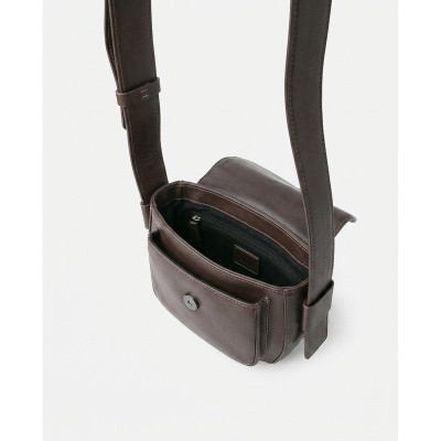 Sac BIBA Blunt Cross Bag en cuir marron