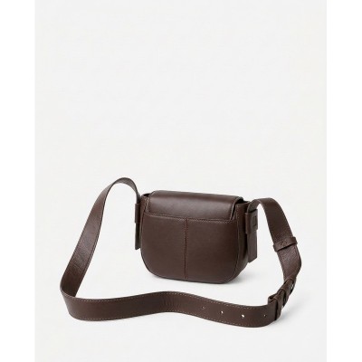 Sac BIBA Blunt Cross Bag en cuir marron