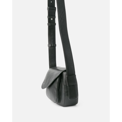 Sac BIBA Blunt Cross Bag en cuir noir