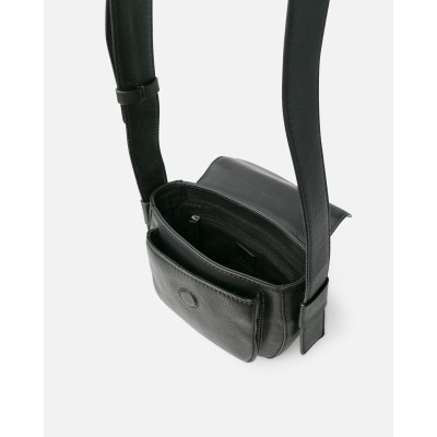 Sac BIBA Blunt Cross Bag en cuir noir