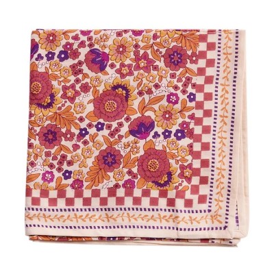 Foulard BONHEUR DU JOUR Amaia-Bois de rose
