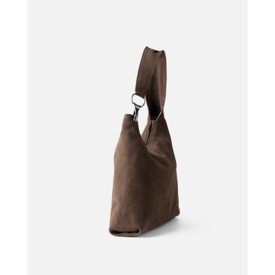 Sac BIBA Jackpot hobo en cuir suédé marron