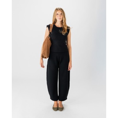 Sac BIBA Jackpot hobo en cuir suédé tabac brun