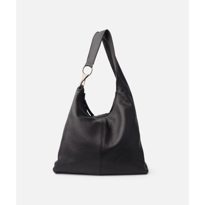 Sac BIBA Jackpot hobo en cuir noir