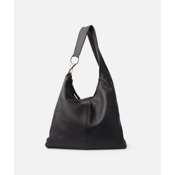 Sac BIBA Jackpot hobo en cuir noir