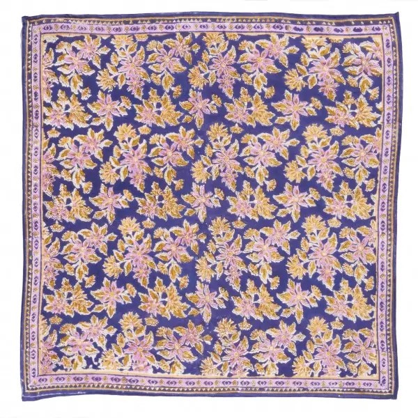Foulard BONHEUR DU JOUR Arya-Indigo