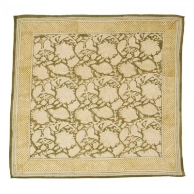 Foulard BONHEUR DU JOUR Chandra-Kaki