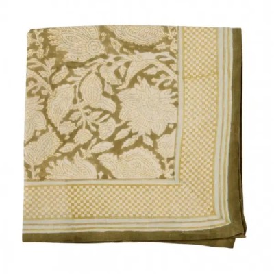 Foulard BONHEUR DU JOUR Chandra-Kaki