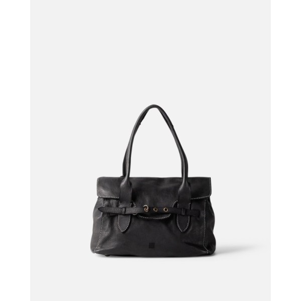 Sac cabas Kendall BIBA en cuir noir