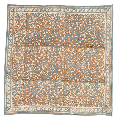 Foulard BONHEUR DU JOUR Léopard-Blue