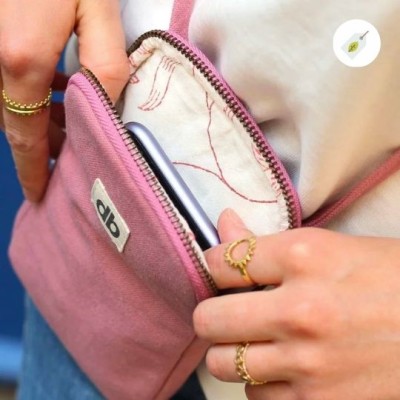 HINDBAG – Pochette Téléphone Bill Rose Blush