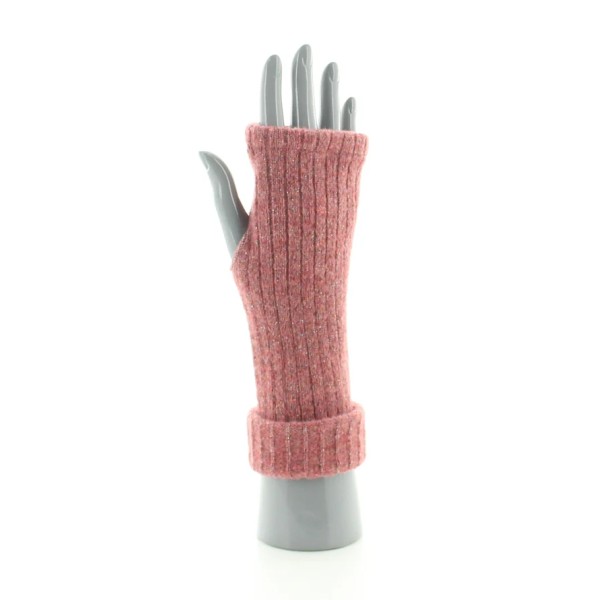PERRIN - Mitaines en Laine - Rose