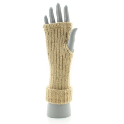 PERRIN - Mitaines en Laine - Beige