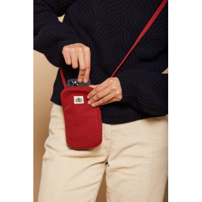 HINDBAG - Pochette téléphone Bill - Terracotta