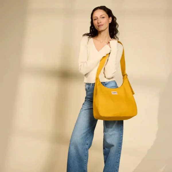 HINDBAG - Sac Hobo Claire - Safran