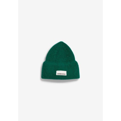 ARMEDANGELS - Bonnet Snowaa en laine - Emerald Green