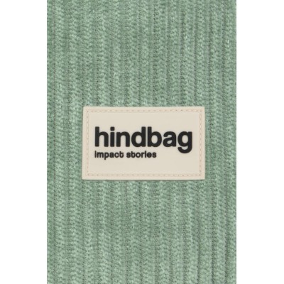 HINDBAG - Sac Hobo Claire Velours - Vert d'eau
